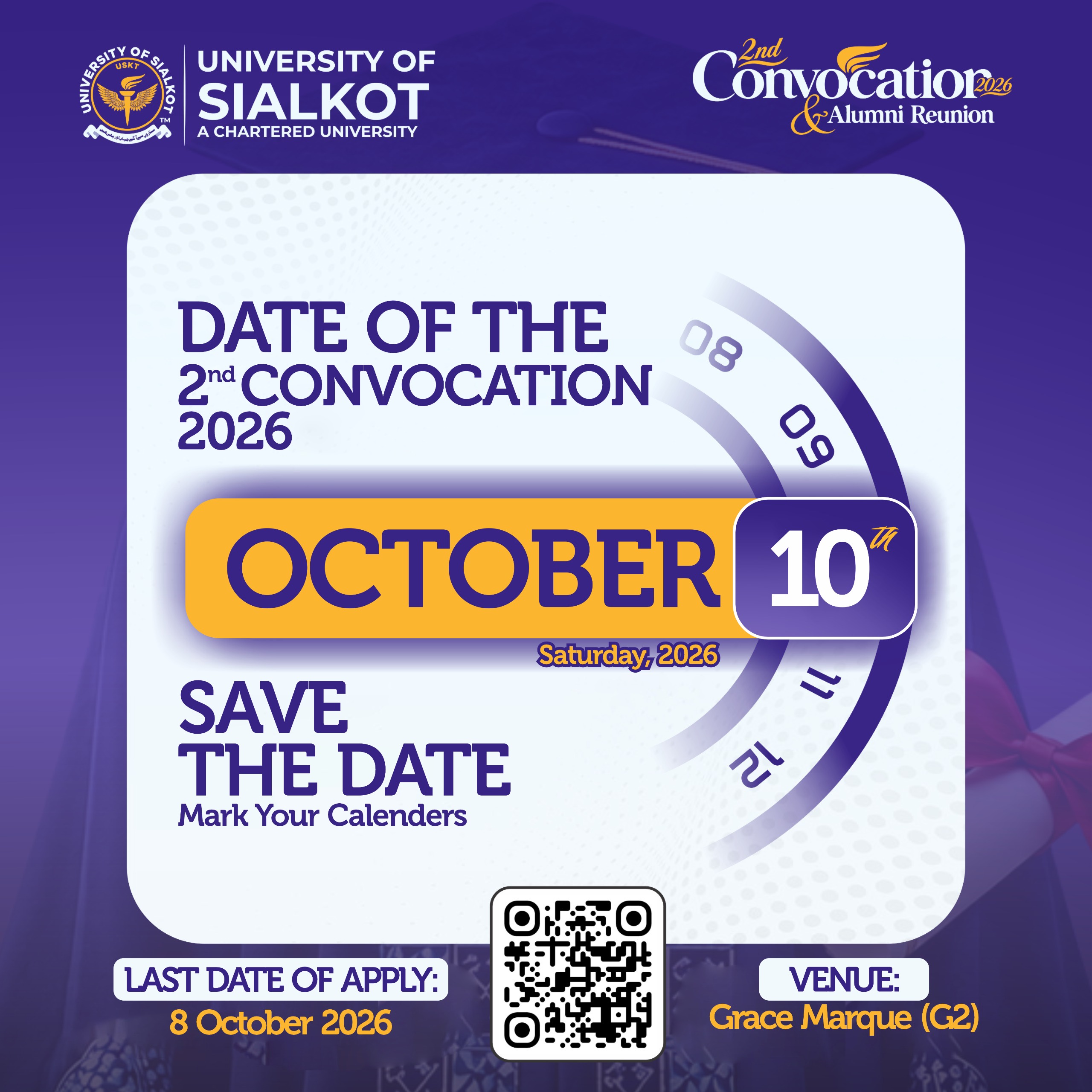 Save the Date – USKT 2nd Convocation & Alumni Reunion 2026